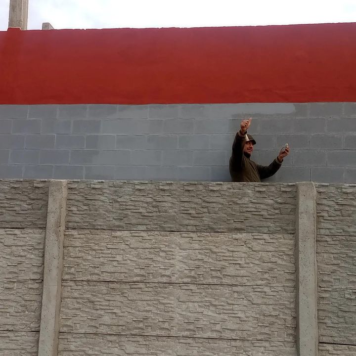 Frente y canteros terminados en templo de la ciudad de Mar Del Plata ..
DIOS ES FIEL...._0_1