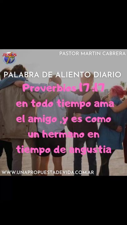 *UN AMIGO ES UNA SEÑAL DEL AMOR DE DIOS*
*HOY FESTEJO ESTE DIA CON VOS*
 #élesmíproveedor 
 #dolares 
 #BuenosDías 
 Iglesia Jesús Una Propuesta de Vida_0